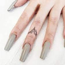 Diamond tattoos look better on neck but you can also have them on your finger like this. 67 Unique Small Finger Tattoos With Meaning Our Mindful Life