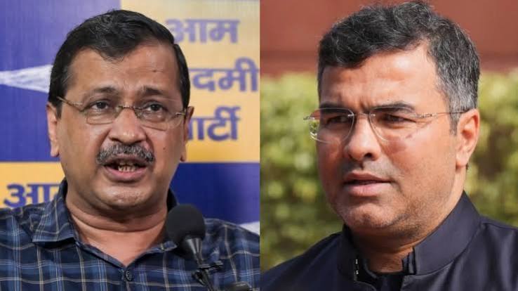 ये तुम्हारे पिताजी का देश नहीं...', प्रवेश वर्मा पर भड़के केजरीवाल, मंत्री की गिरफ्तारी की मांग - delhi minister pravesh verma slap incident Arvind Kejriwal corruption ...