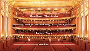 Lyric Opera House Seating Chart Lyric Opera Seating Charts Opera