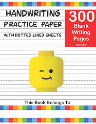 Folding a piece of paper into a secret note square is very fun and easy, and is a simple way to pass stick the note in your pocket, or conceal the note by closing your fist around it. Handwriting Practice Paper With Dotted Lined Sheets 300 Blank Writing Pages For Abc Kids Learning To Write Letters Workbook For Preschool Kindergarten Pre K K 3 Students Kids Ages 3 5 Kindergarten Practice