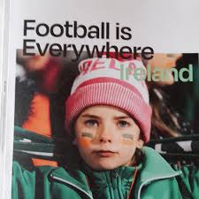 Football is Everywhere, Ireland 🇮🇪 is here. West Coast United are proud  to feature in this special Irish edition. " How does a professional  footballer in Sweden Football is Everywhere get to