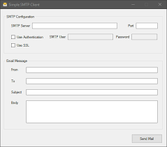 Free smtp test tool lets you test your smtp mail server. Github Codecowboyorg Simplesmtpclient Simple Smtp Windows Client For Testing Smtp Server