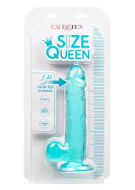 Size Queen Dildo - 6in - Blue | TabooAdultToys.com