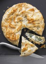 Spinach And Ricotta Filo Pie Recipe Recipes Vegetarian Pie Food