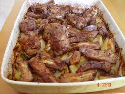 Chevreau Et Pommes De Terre Au Four Pomme De Terre Au Four Recettes De Cuisine Recette Chevreau