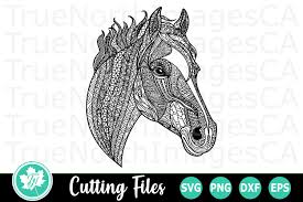 2999 x 2299 jpeg 903 кб. Zentangle Horse An Animal Svg Cut File 199811 Cut Files Design Bundles