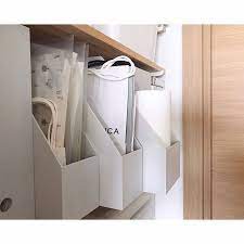 やっぱり便利な 無印 のファイルボックス ハーフサイズやポケットでもっと収納上手に folk パントリー収納 100均 収納 収納 アイデア