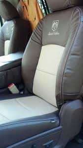 Special Edition Ram Head Embroidery Custom Automotive Leather Interior Upholstery Dodge Ram Camionetas