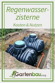 Garten Bewassern Was Ist Eine Regenwasserzisterne Und Wie Funktioniert Sie Wi Garten Bewassern Wa Zisterne Wassertank Garten Regenwassernutzungsanlage