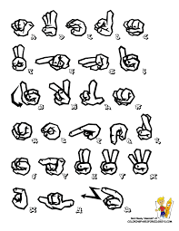 Black And White Free Printable Sign Language Alphabet Graffiti Sign Language Alphabet Chart You Can Print Out This Graffiti Signlanguage Coloringp Sign Language Words Sign Language Phrases Sign Language Letters