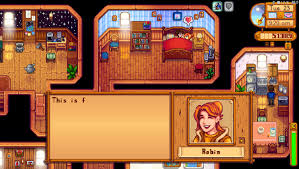 Stay in the kitchen demetrius, me and robin have a carpenter business :  r/StardewValley