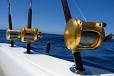Deep sea fishing poles and reels