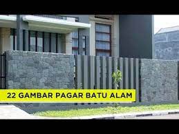 Dalam menentukan anggaran harga pagar batu alam rumah minimalis, maka perlu diperhatikan jenis batu alam yang akan digunakan. 22 Contoh Desain Terbaru Pagar Rumah Minimalis Dengan Batu Alam Cantik Youtube