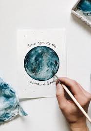 Pin By Kay Ibbotson Ackerman On Water Color Watercolor Galaxy Galaxy Painting Mini Paintings