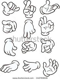 Cartoon Hands Making Different Gestures Vector Clip Art Illustration Each On A Separate Layer Graffiti Zeichnung Illustration Comic Zeichnen Lernen