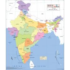 31 free images of india map. Synthetic States And Capital India Map Size 37 5x32 Inches Rs 200 Piece Id 15671614591