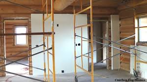 log home kitchens : cowboy log homes