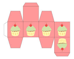 Since launching her handcrafted lifestyle site with her first paper rose in 2013, lia and her team have developed thousands of original diy templates, svg cut files, and tutorials to empower others who want to learn, make, and create. Free Printable Cupcake Box Template Novocom Top