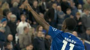 Barry scores on Guehi error, brings Everton level