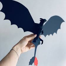 Night Fury Dragon Toothless Diy Papercraft Dragon Toy Etsy In 2020 Night Fury Dragon How Train Your Dragon How To Train Your Dragon