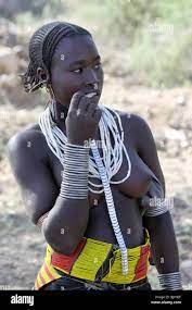 Africa, Ethiopia, Omo Valley, Daasanach tribe woman Stock Photo - Alamy