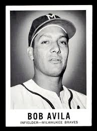 1960 Leaf Baseball #59 Bob Avila EX