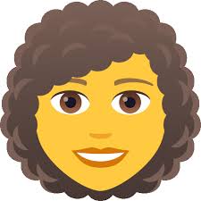 Curls do not always settle as you'd like them to, get extremely voluminous or simply stick out whimsically. Woman Curly Hair People Gif Womancurlyhair People Joypixels Discover Share Gifs