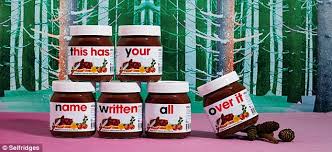 Personalise a nutella jar with your own name or phrase! Personalised Nutella Labels Land In Australia But You Have To Print Them Yourselves Daily Mail Online