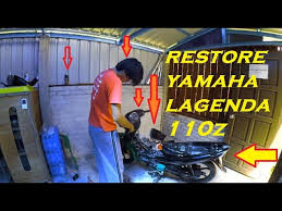 Yamaha lagenda 110zr rebuild make up. Yamaha Lagenda 110z Restore Time Lapse Xiaomi Yi 2k Youtube