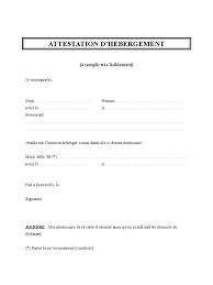 Modèles de curriculum vitae word à télécharger et modifier. Attestation D Hebergement A Imprimer Gouvernement Et Identite Authentification