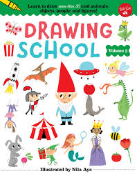 Be careful today's lesson may get you really hungry! Drawing School Volume 3 Learn To Draw More Than 50 Cool Animals Objects People And Figures Aye Nila 9781942875673 Amazon Com Books