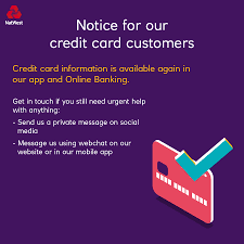 Don't respond to fake emails, text or phone calls, these are ways in which fraudsters use to gather personal information about you. Natwest Final Update Customers Can Now View Their Credit Card Information In Our App And Online Banking Sorry If You Had Trouble With It Earlier And Thanks For Your Patience