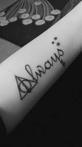 There are few quotes in the series that have been absorbed by the watchers. Always Tattoo Harrypotter Harry Potter Tattoos Always Tattoo Always Harry Potter Tattoo