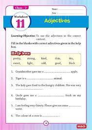 Get practice worksheets, sample paper, for cbse class 2nd from takshilalearning. Practice Worksheet For Class 2 English Grammar Adjectives English Grammar Worksheets Grammar Worksheets Worksheets