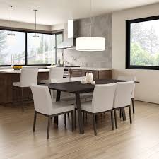 Amisco Drift Perry 7 Piece Dining Table Set Black Dining Room Furniture Dining Furniture Sets Dining Table Setting