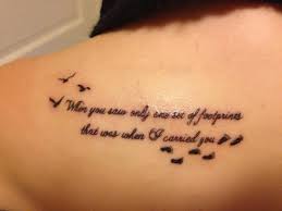He was my best friend and i lost him at his funeral, i was the only grandchild who was able to be strong and get through the reading of footprints in the sand. Pin On Tatoos I Llove