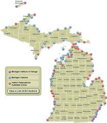 Dnr Map Of Michigan Harbors Map Of Michigan Michigan Leelanau