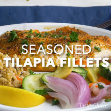 Seasoned Tilapia Fillets Recipe Fish Dinner Recipes Fish Fillet Recipe Tilapia Fillet Recipe