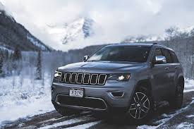 Hd Wallpaper Gray Jeep Grand Cherokee Auto Suv Snow Side View Winter Wallpaper Flare