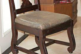 The weak points on hardwood dining room chairs are joints where dowels or spindles connect with the legs or the seat. Chair Repair Learn How To Recover A Broken Dining Room Seat Morena S Corner