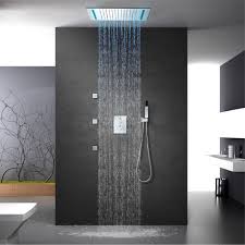 Maybe you would like to learn more about one of these? Sus304 50x36cm Remote Control Led Rainfall Shower Head Embedded Ceiling Mounted Bathroom Thermostatic Rain Shower Faucets Set Shower Faucets Aliexpress