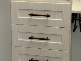 My plan is to put castors on the bottom and use it for under the bed storage. Shaker Style Drawer Fronts Closet Express