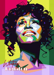 Whitney Houston Poster Print By Sobri Alkavie Displate Pop Art Artists Houston Art Whitney Houston