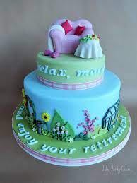 Bc icing on vanilla cake. Mary S Retirement Cake Cake By Julia Hardy Cakesdecor
