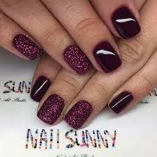 43 Chic Burgundy Nails You Ll Fall In Love With Page 2 Of 4 Stayglam In 2020 Maroon Nails Fall Acrylic Nails Burgundy Nails