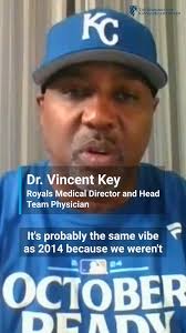 We're excited the @kcroyals are back in the postseason! Dr. Vincent Key,  who leads our care team as the Royals' medical director and head team  physician, discusses the grind of a 162-game season and ...