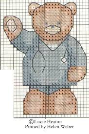 Dimensions counted cross stitch kit, baby blocks and teddy bear birth record personalized baby gift, 14 count white aida, 5 x 7. Teddy Bear Cross Stitch Stitch Patterns Cross Stitch Patterns
