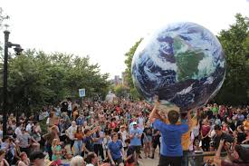 The holiday is now a global. Earth Day Turns 50 Goes Online Madison Commonsmadison Commons
