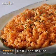 Best Spanish Rice Recipe Recipes Best Spanish Rice Recipe Mexican Food Recipes
