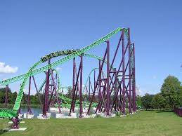 Goliath is a steel roller coaster located at the walibi holland theme park in biddinghuizen, dronten in the netherlands. Datei Goliath At Walibi World Jpg Wikipedia